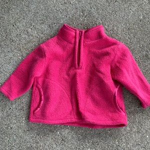 Baby half zip shirt